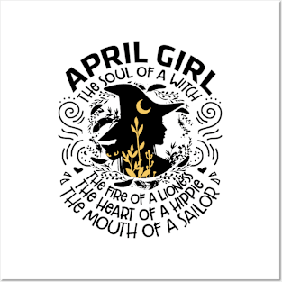 witch april girl Posters and Art